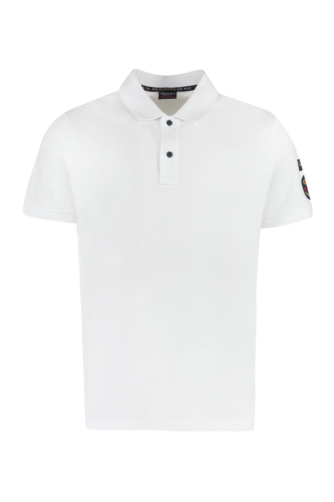 Piralo-OUTLET-SALE-Cotton-piqué polo shirt-ARCHIVIST