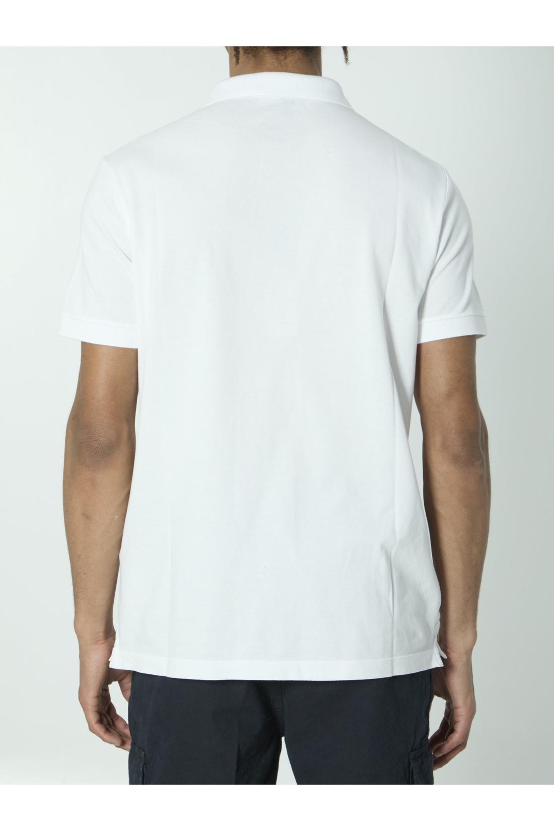 Stone Island-OUTLET-SALE-Cotton pique polo shirt-ARCHIVIST