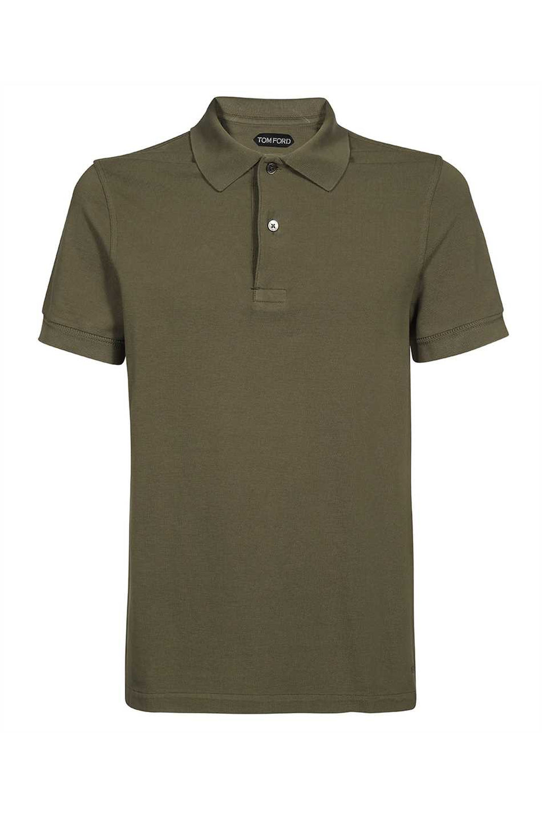 Tom Ford-OUTLET-SALE-Cotton piqué polo shirt-ARCHIVIST