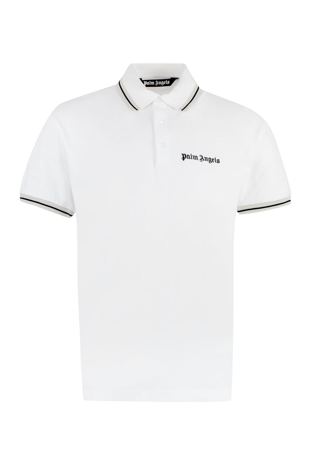 Palm Angels-OUTLET-SALE-Cotton polo shirt-ARCHIVIST
