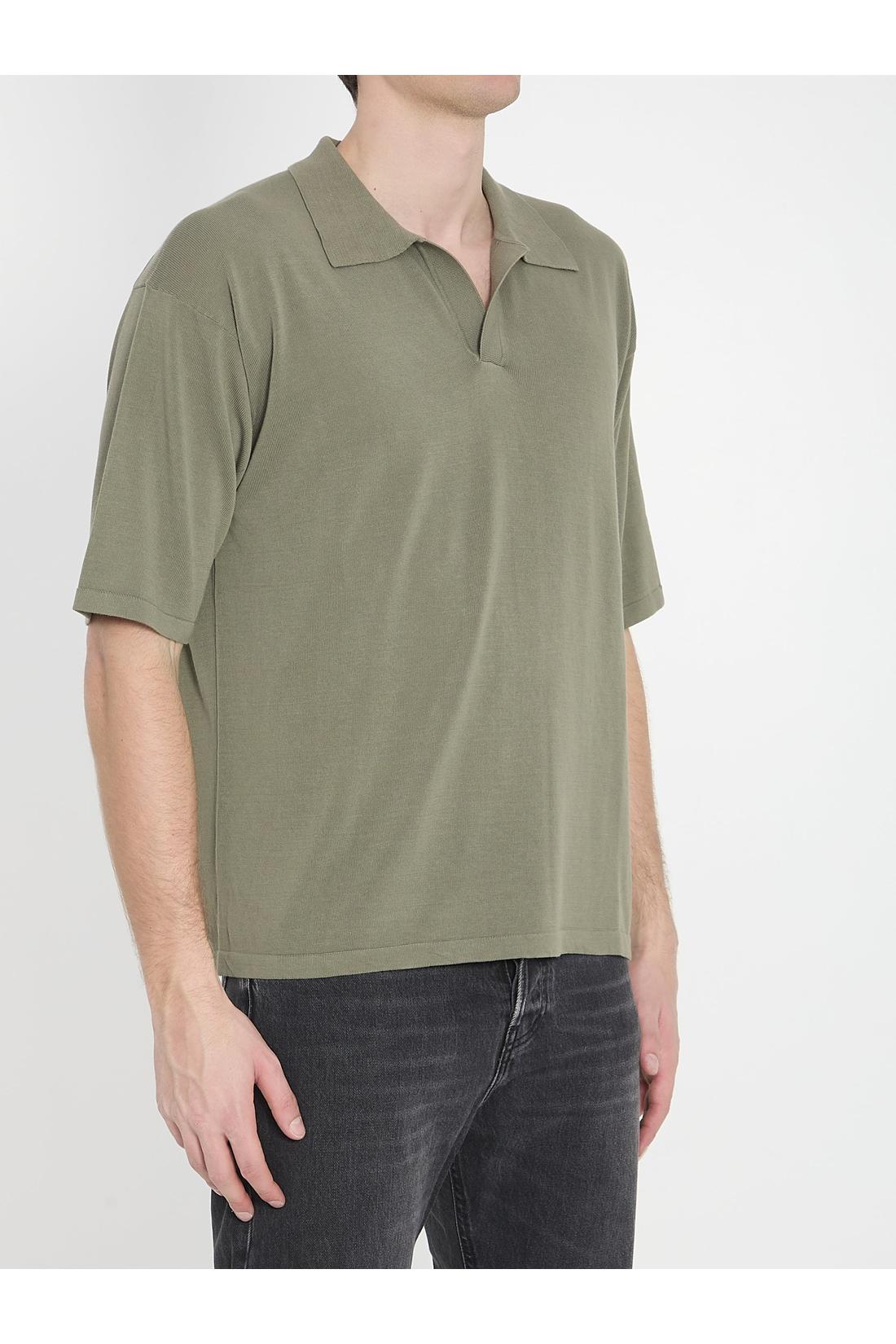 Roberto Collina-OUTLET-SALE-Cotton polo shirt-ARCHIVIST