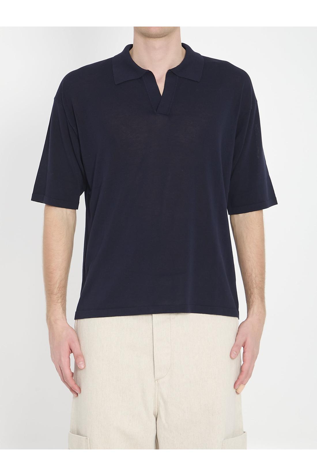 Roberto Collina-OUTLET-SALE-Cotton polo shirt-ARCHIVIST