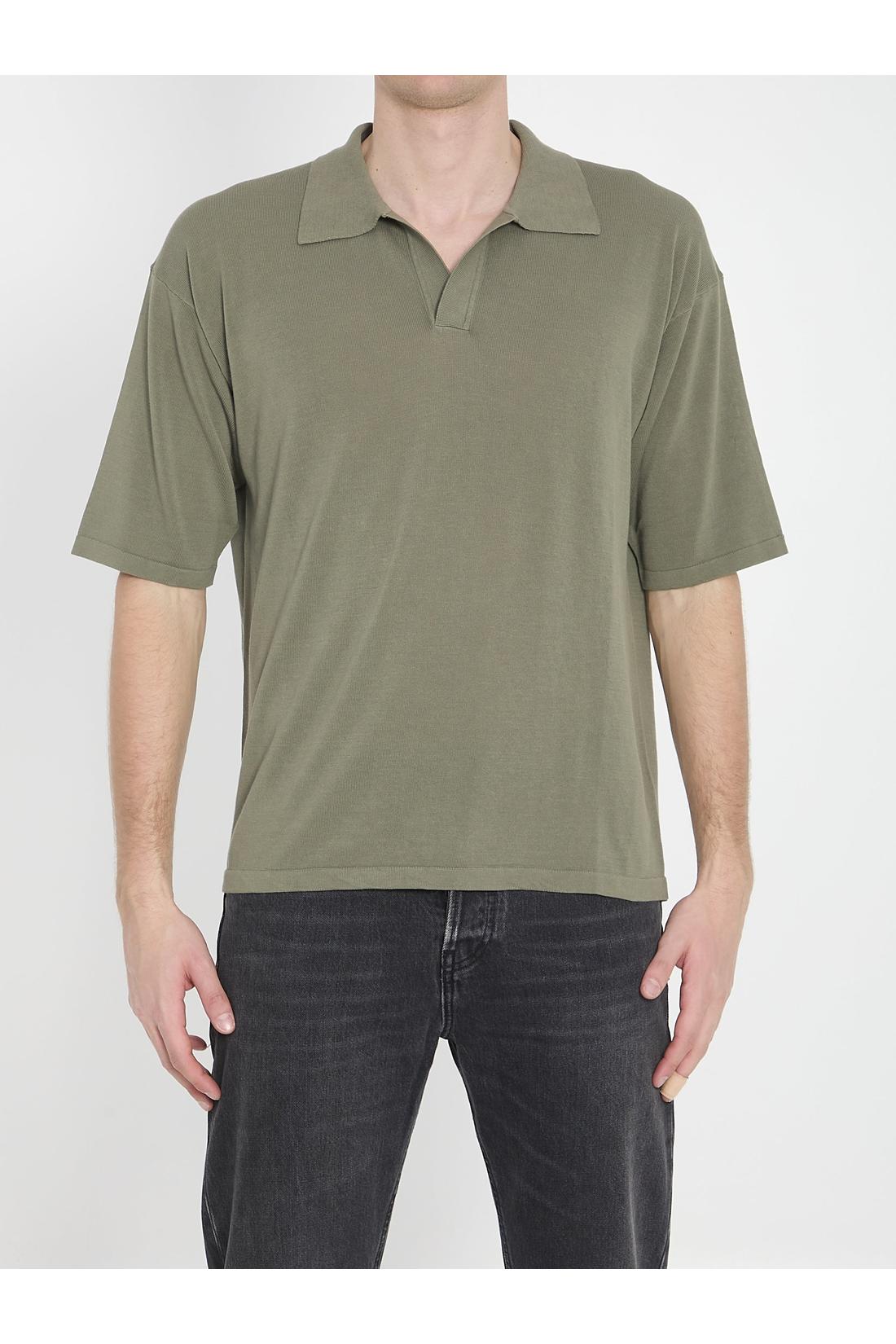 Roberto Collina-OUTLET-SALE-Cotton polo shirt-ARCHIVIST