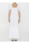 GANNI-OUTLET-SALE-Cotton poplin maxi dress-ARCHIVIST