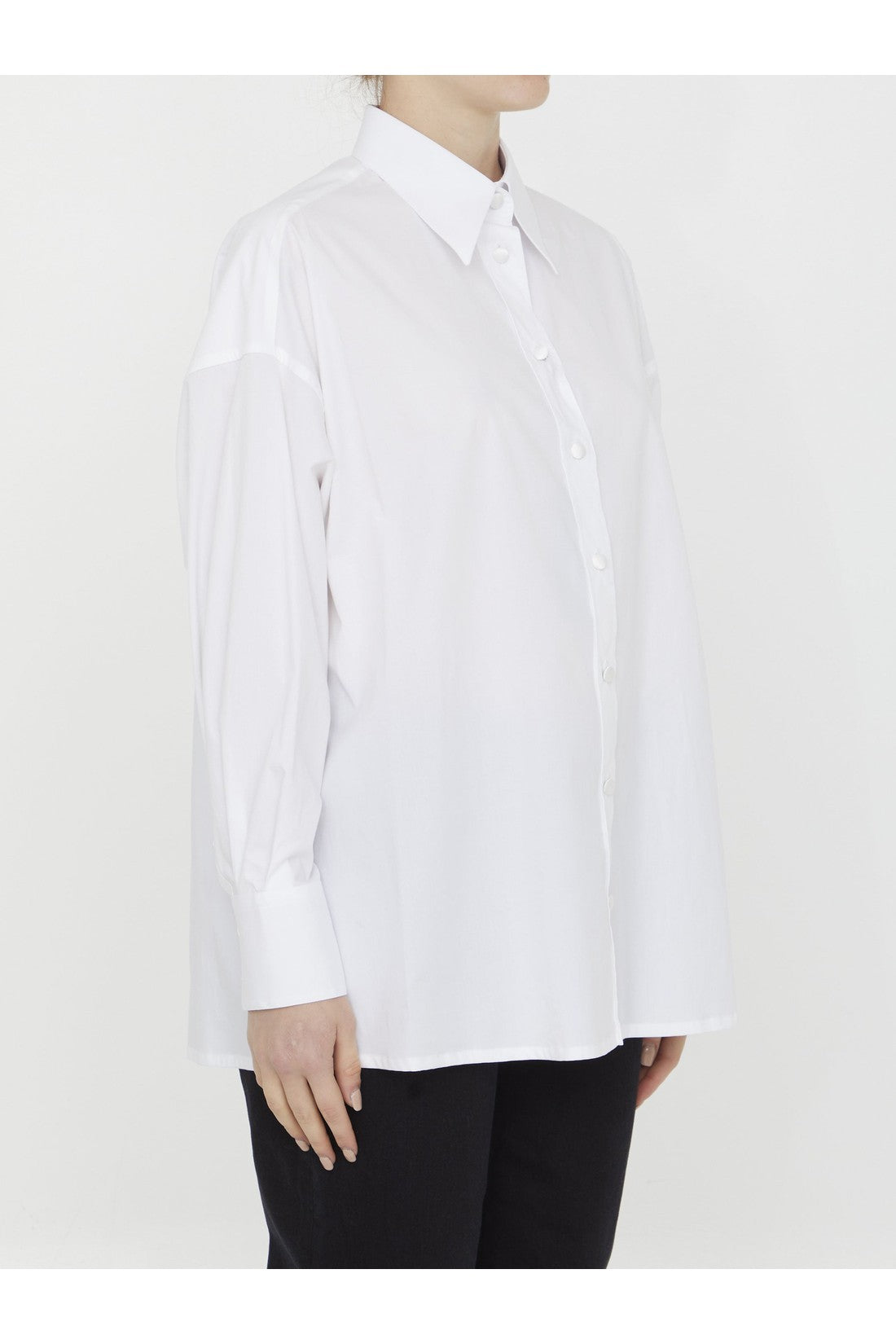 DOLCE&GABBANA-OUTLET-SALE-Cotton poplin shirt-ARCHIVIST