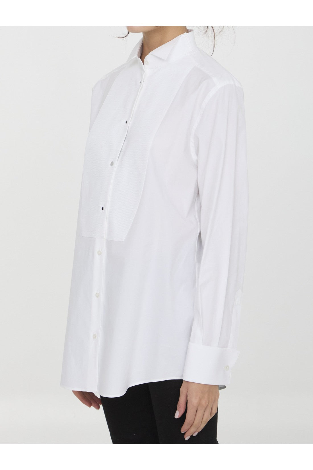 DOLCE&GABBANA-OUTLET-SALE-Cotton poplin shirt-ARCHIVIST