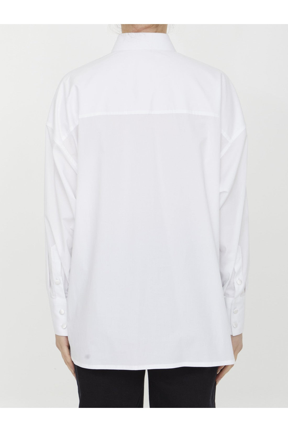 DOLCE&GABBANA-OUTLET-SALE-Cotton poplin shirt-ARCHIVIST