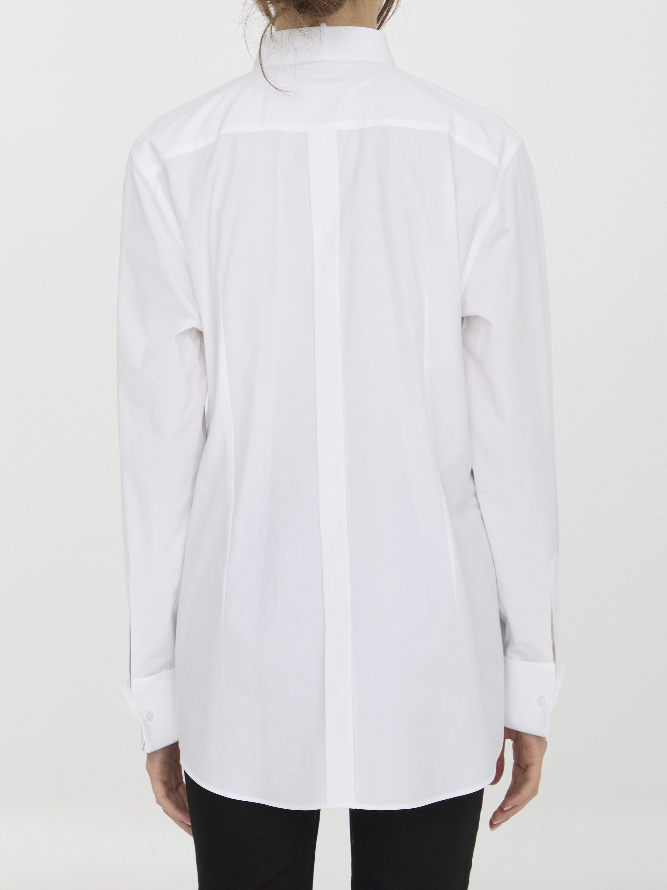 DOLCE&GABBANA-OUTLET-SALE-Cotton poplin shirt-ARCHIVIST