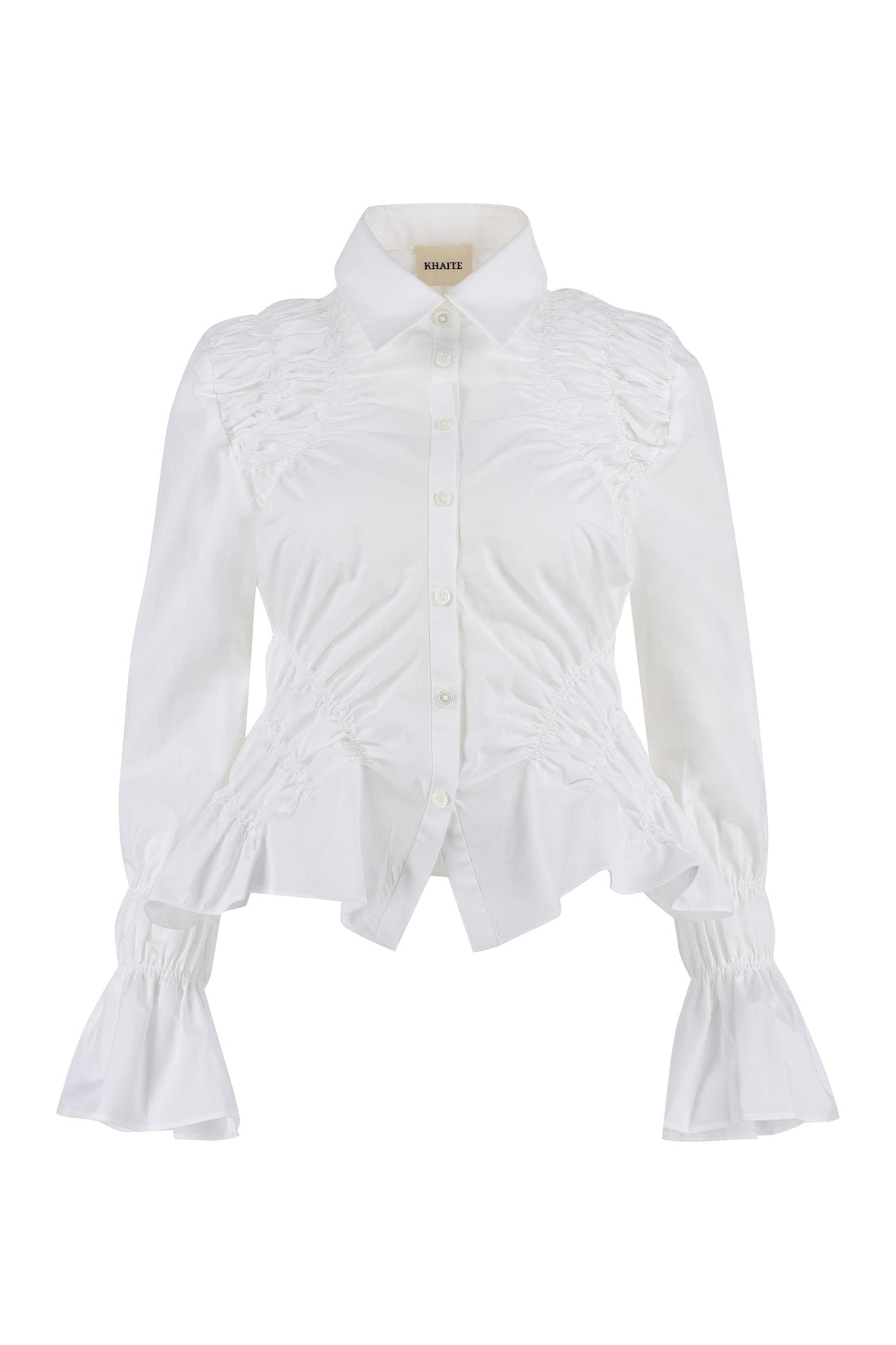 Khaite-OUTLET-SALE-Cotton poplin shirt-ARCHIVIST