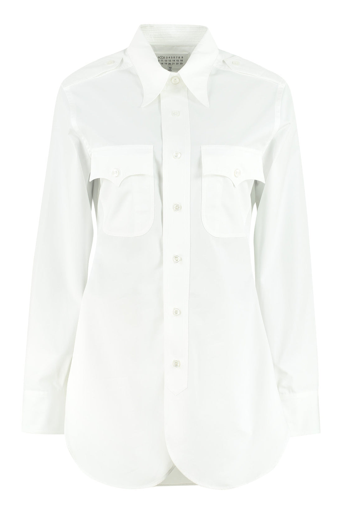 Maison Margiela-OUTLET-SALE-Cotton poplin shirt-ARCHIVIST