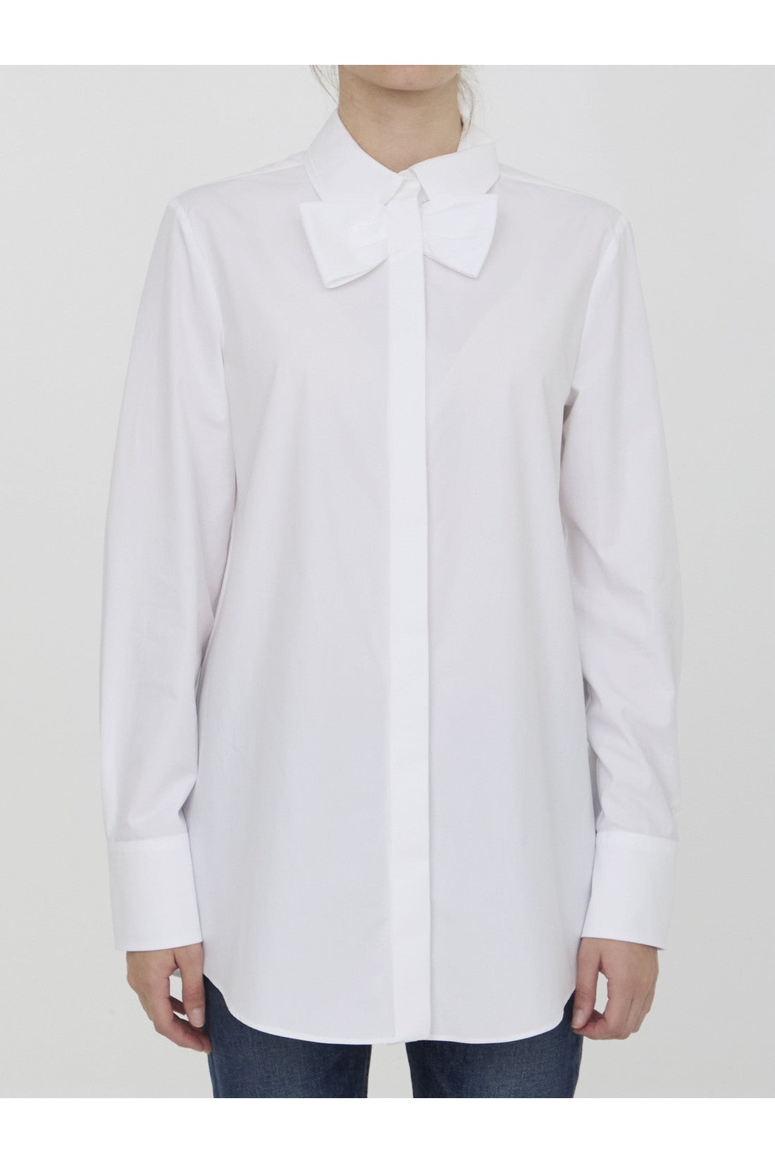 VALENTINO GARAVANI-OUTLET-SALE-Cotton poplin shirt-ARCHIVIST