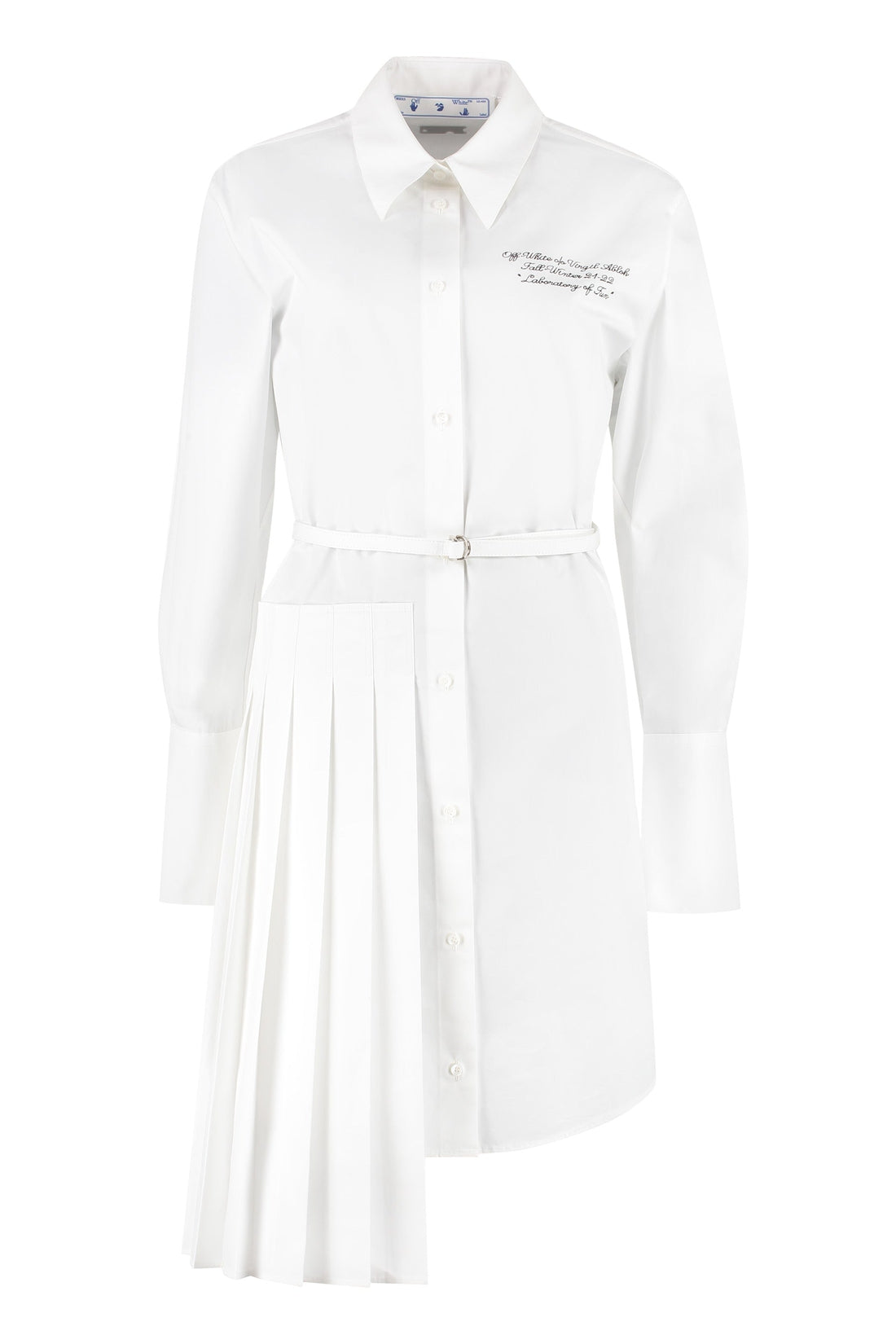 Off-White-OUTLET-SALE-Cotton poplin shirtdress-ARCHIVIST