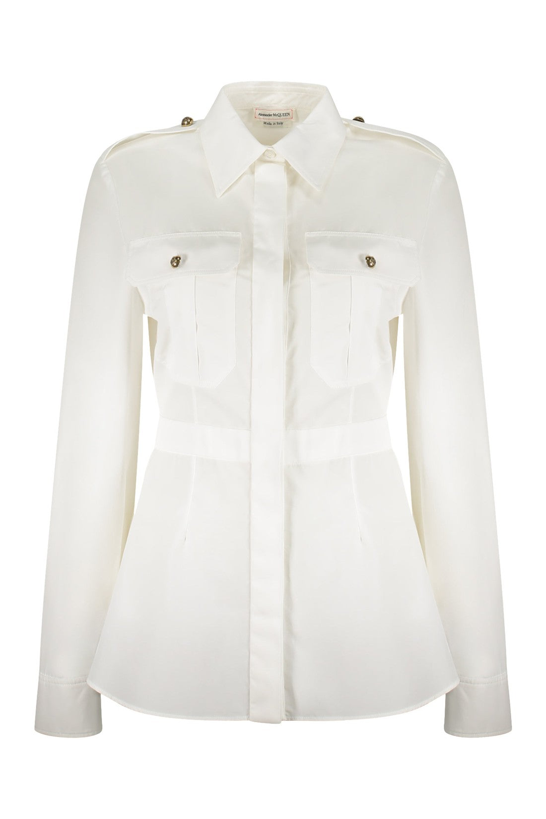 Alexander McQueen-OUTLET-SALE-Cotton shirt-ARCHIVIST