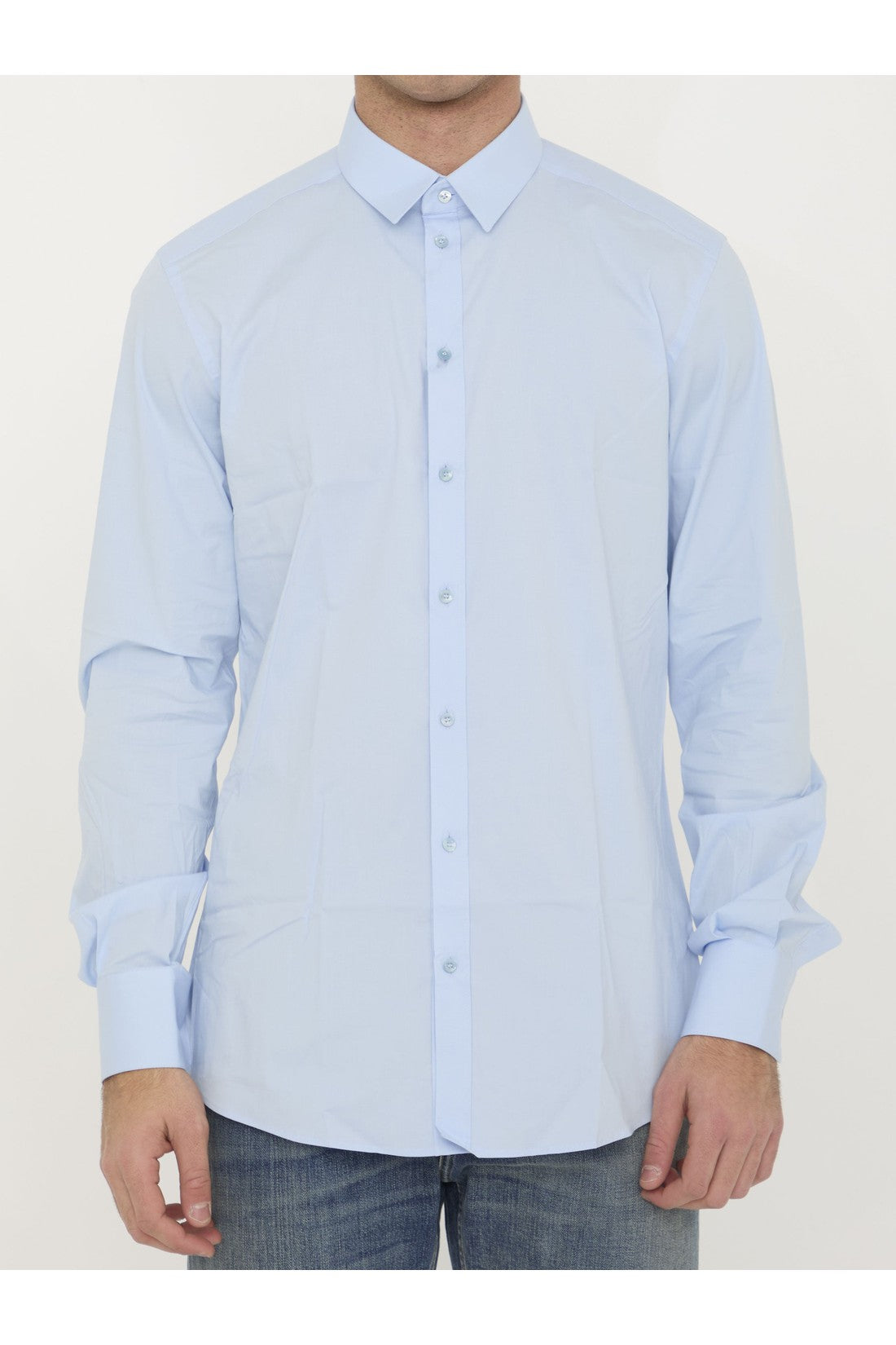 DOLCE&GABBANA-OUTLET-SALE-Cotton shirt-ARCHIVIST