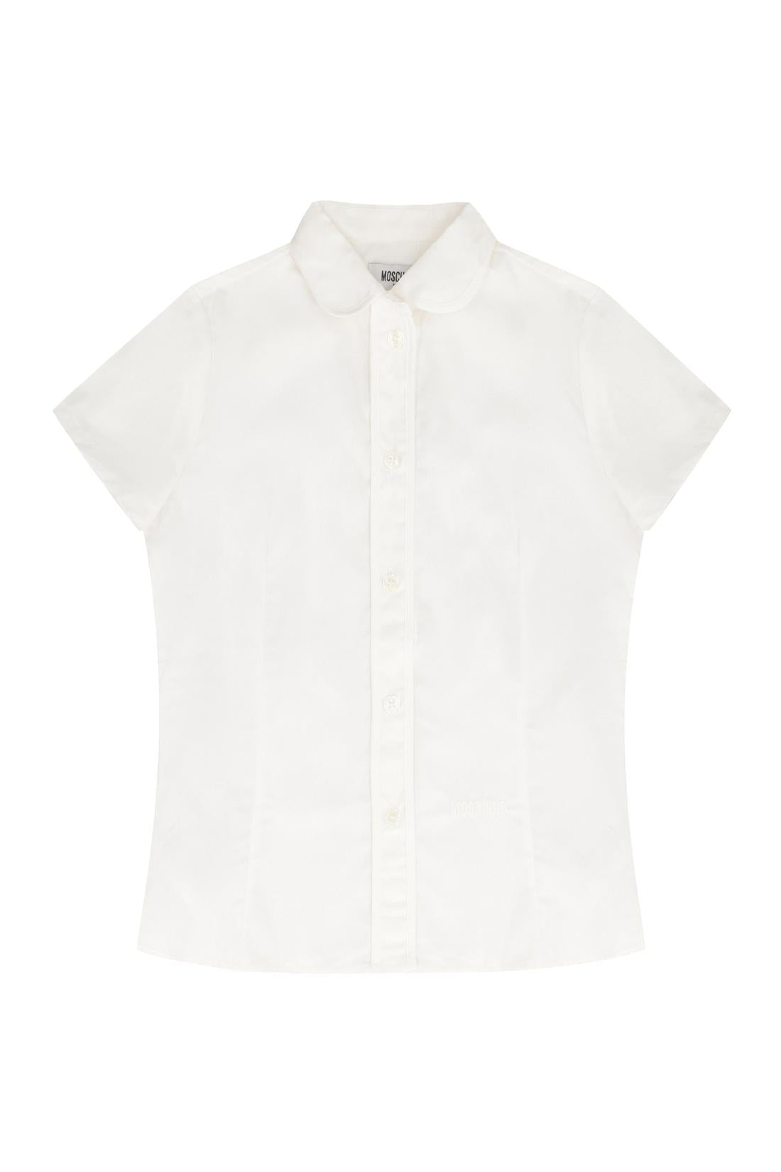 Moschino Kids-OUTLET-SALE-Cotton shirt-ARCHIVIST