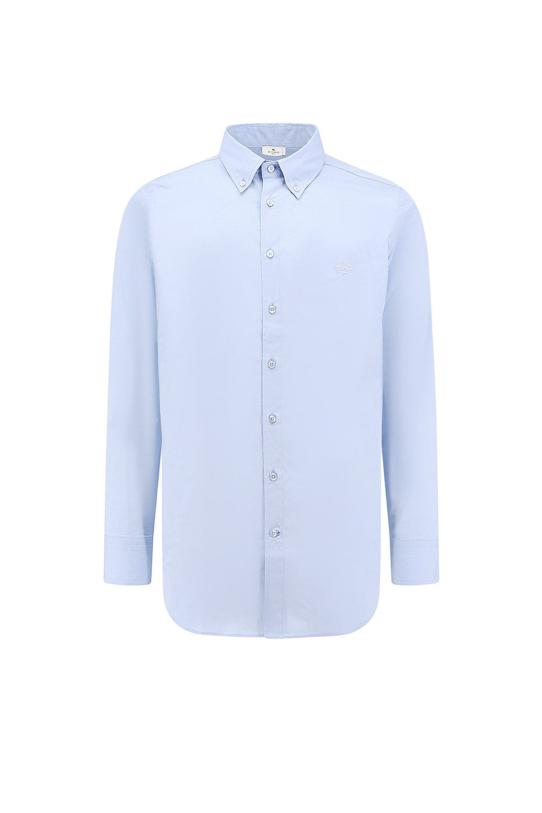 ETRO-OUTLET-SALE-Cotton shirt with embroidered Pegaso logo-ARCHIVIST