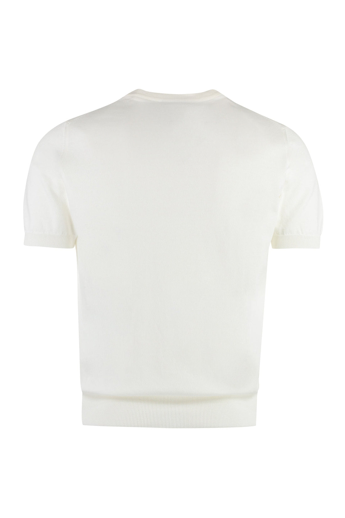 Canali-OUTLET-SALE-Cotton short sleeve sweater-ARCHIVIST