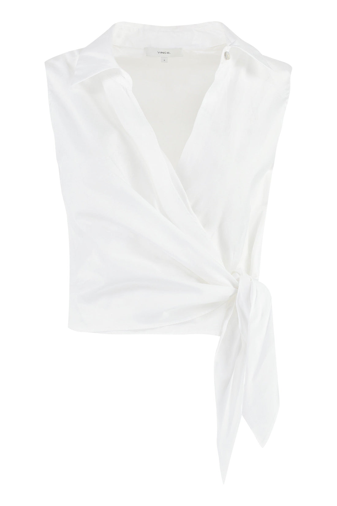 Vince-OUTLET-SALE-Cotton sleeveless shirt-ARCHIVIST