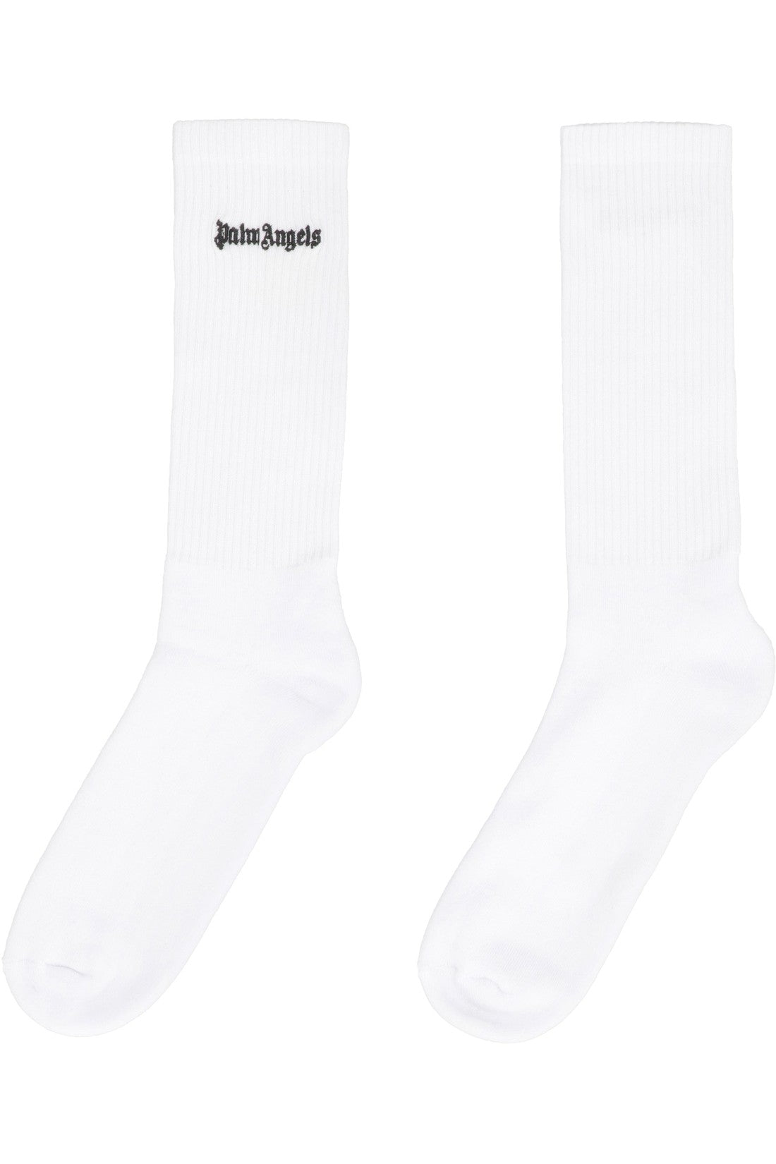 Palm Angels-OUTLET-SALE-Cotton socks with logo-ARCHIVIST