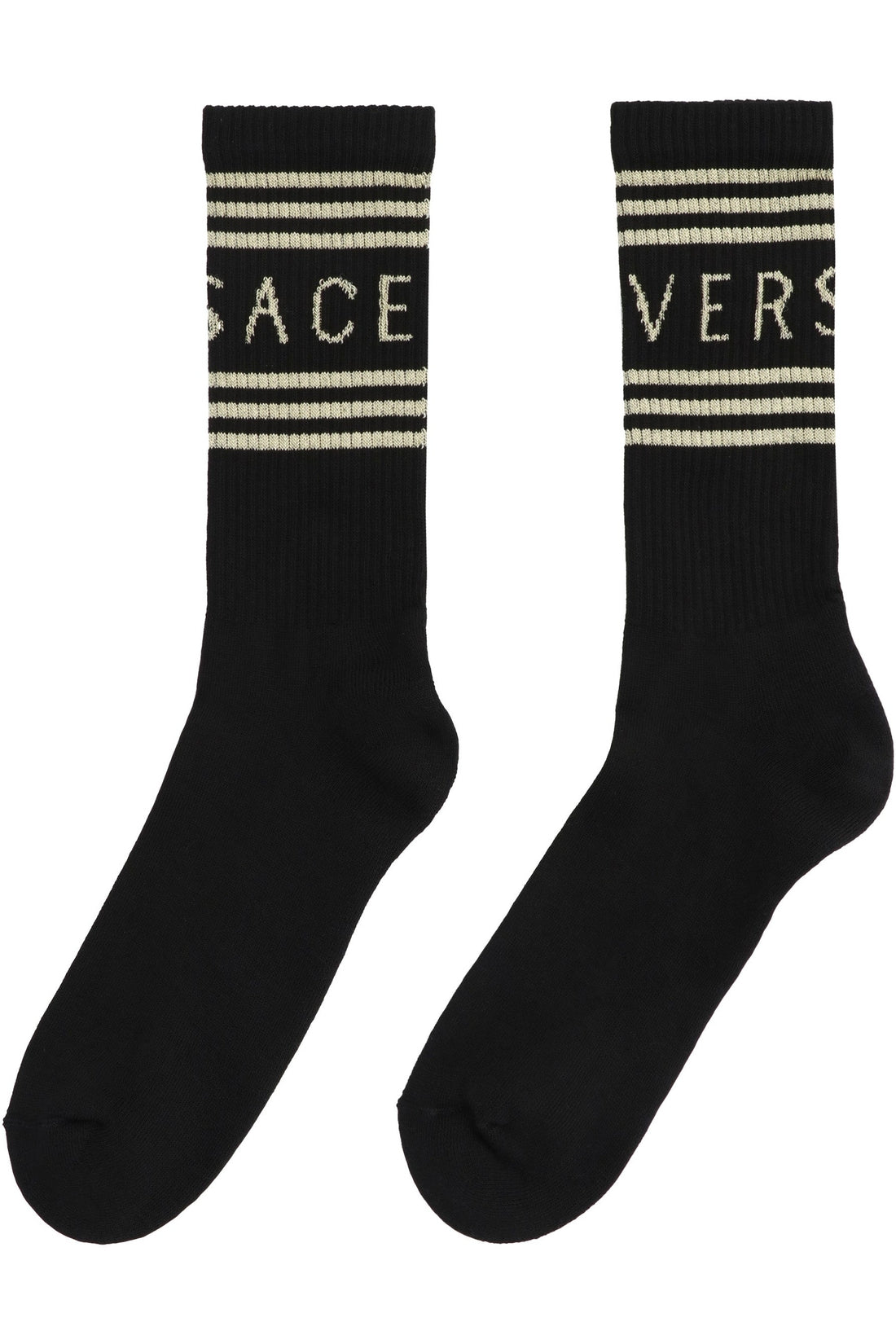 Versace-OUTLET-SALE-Cotton socks with logo-ARCHIVIST