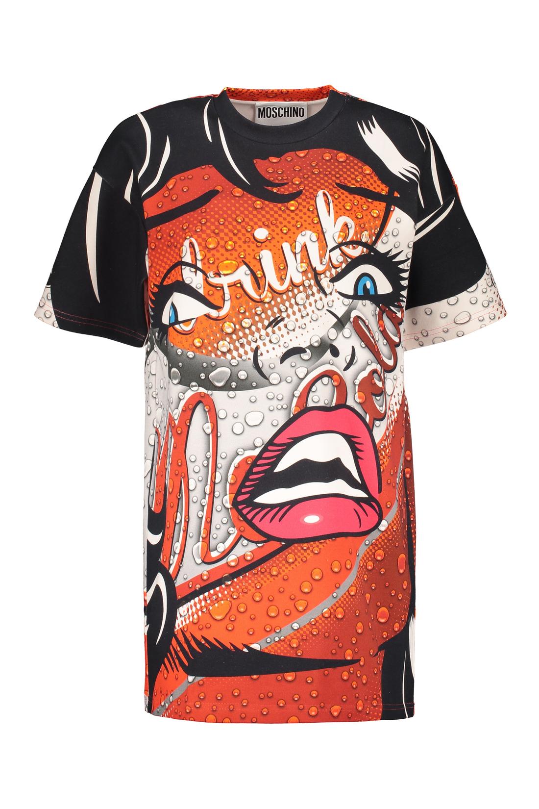 Moschino-OUTLET-SALE-Cotton t-shirt dress-ARCHIVIST