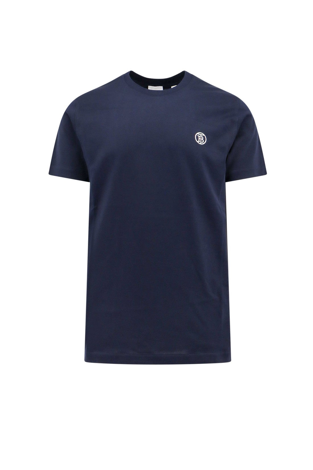 BURBERRY-OUTLET-SALE-Cotton t-shirt with embroidered monogram-ARCHIVIST