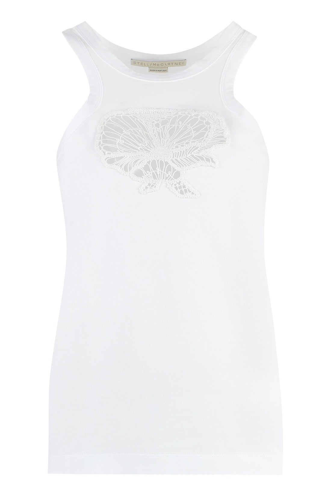 Stella McCartney-OUTLET-SALE-Cotton tank top-ARCHIVIST