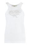 Stella McCartney-OUTLET-SALE-Cotton tank top-ARCHIVIST