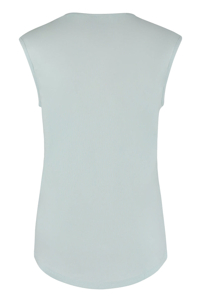 Balmain-OUTLET-SALE-Cotton top with logo-ARCHIVIST
