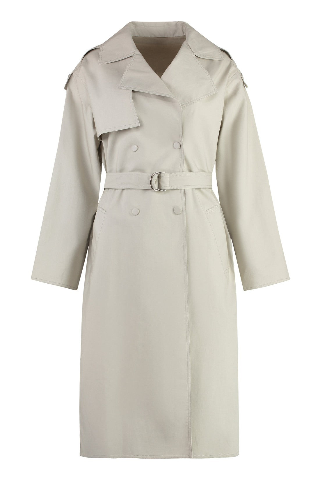 Yves Salomon-OUTLET-SALE-Cotton trench coat-ARCHIVIST