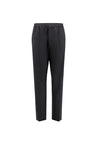 BALENCIAGA-OUTLET-SALE-Cotton trouser with logoed band-ARCHIVIST