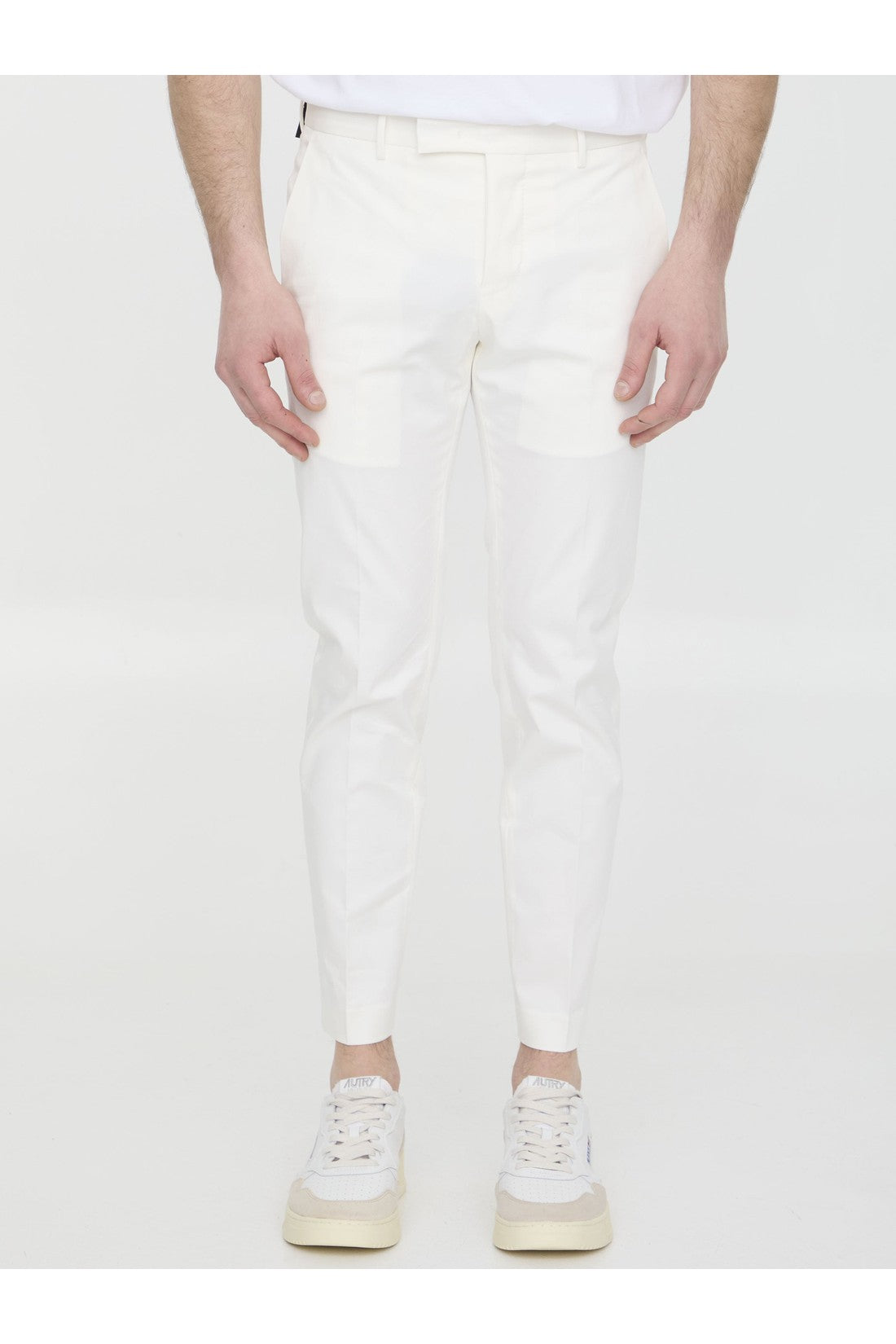 Pt Torino-OUTLET-SALE-Cotton trousers-ARCHIVIST