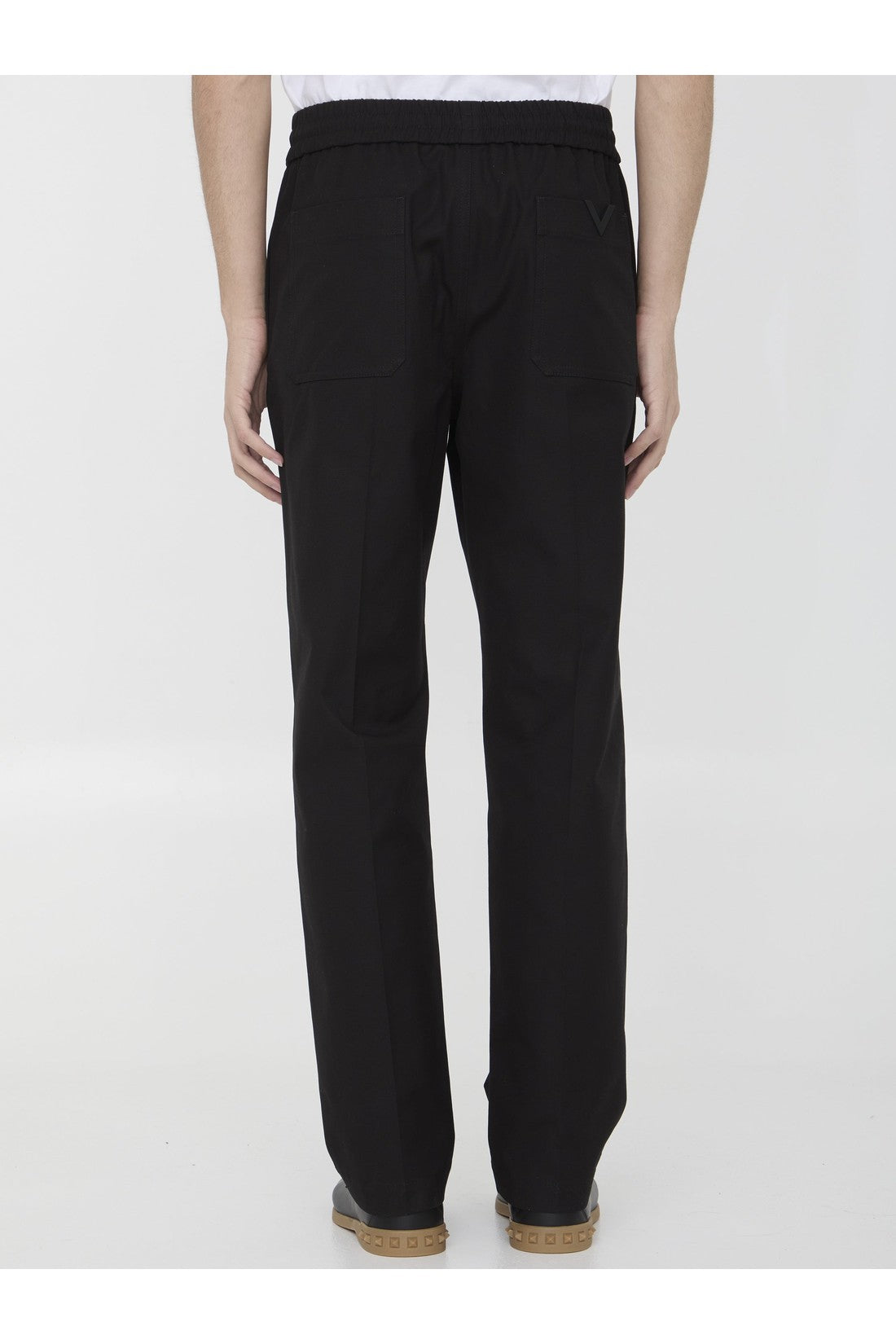 VALENTINO GARAVANI-OUTLET-SALE-Cotton trousers-ARCHIVIST