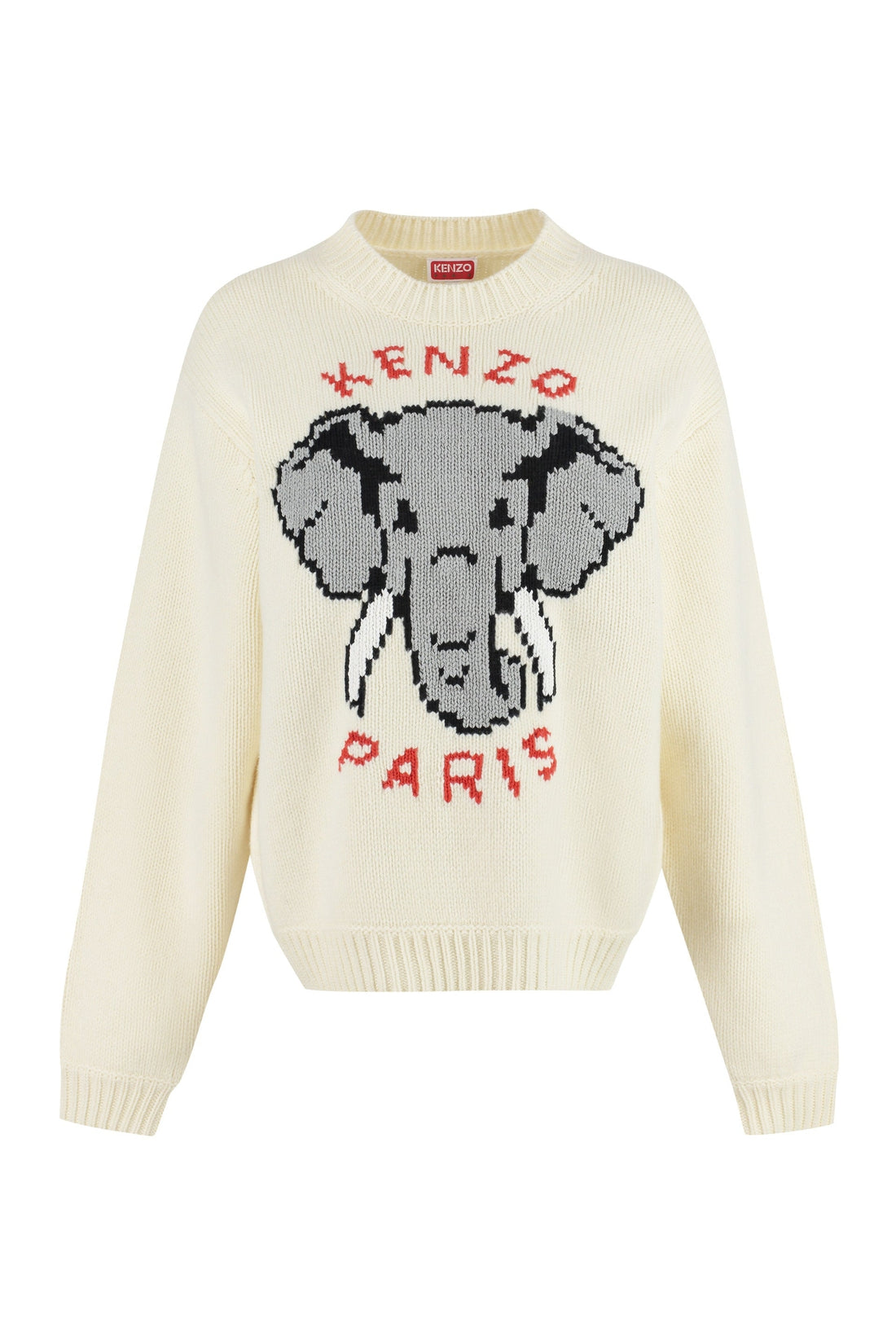 Kenzo-OUTLET-SALE-Cotton-wool blend sweater-ARCHIVIST
