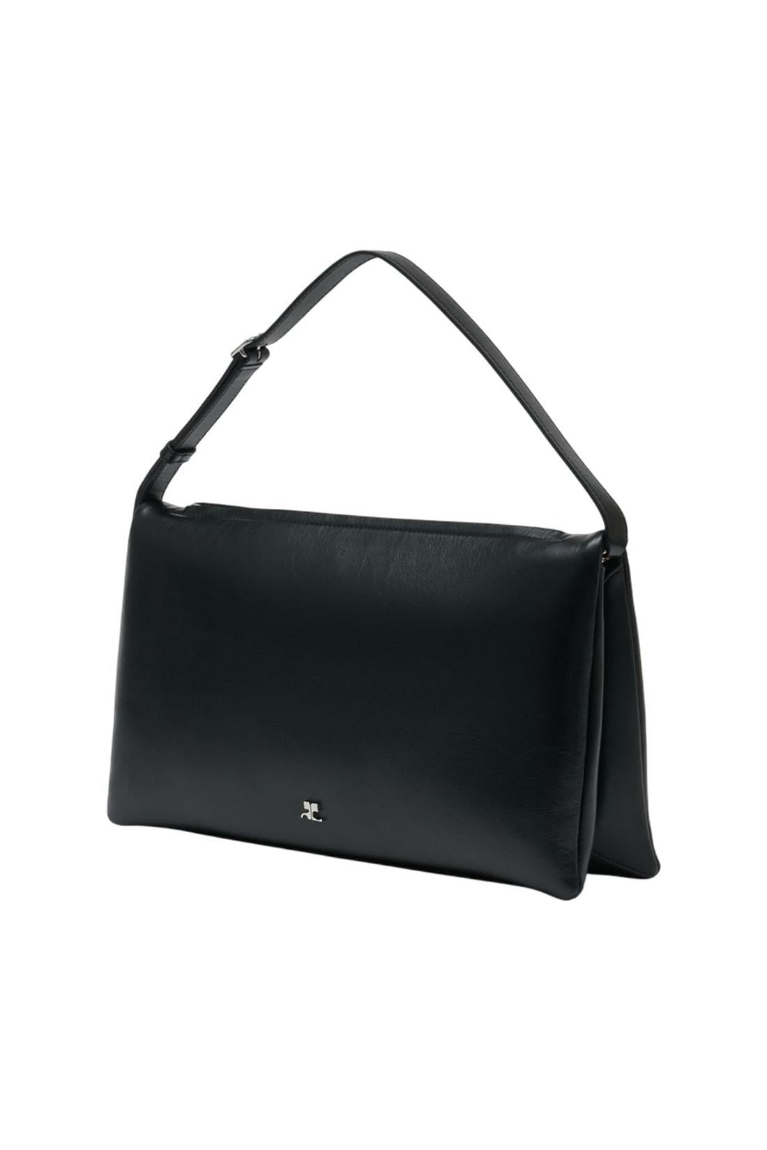 Cuff Schultertasche - Courreges - Leder - Schwarz-Taschen-Courreges-ARCHIVIST