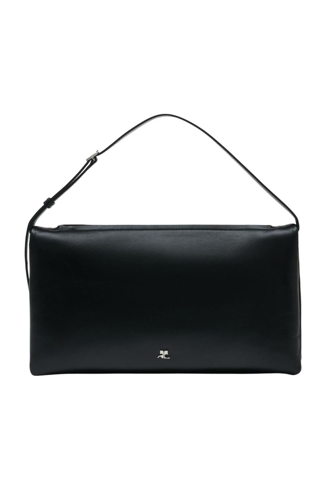 Cuff Schultertasche - Courreges - Leder - Schwarz-Taschen-Courreges-One size-black-ARCHIVIST