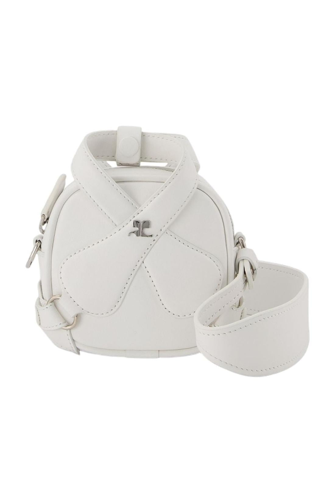 Tasche Mini X Loop aus weißem Leder-Taschen-Courreges-One size-white-ARCHIVIST