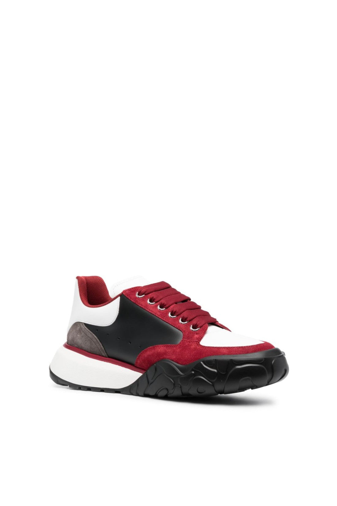 Alexander McQueen-OUTLET-SALE-Court Colour-Block Sneakers-ARCHIVIST