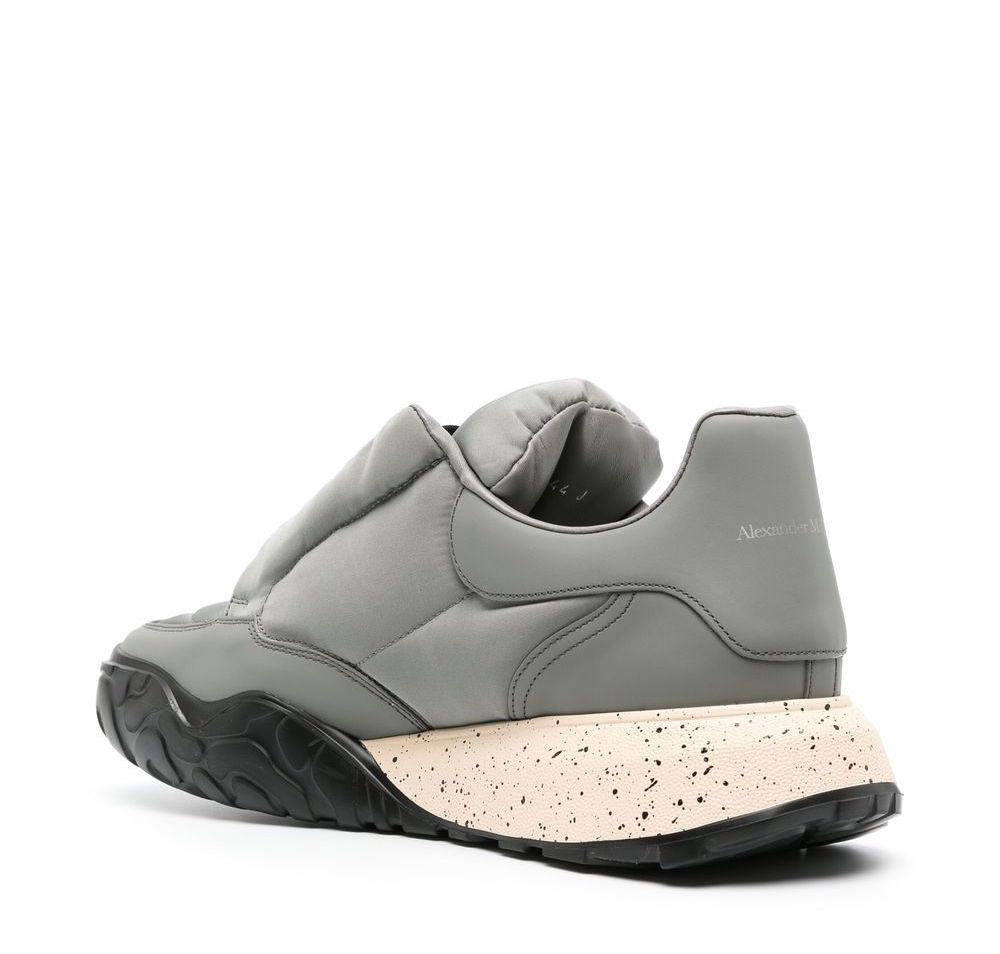 Alexander McQueen-OUTLET-SALE-Court Padded Logo Sneakers-ARCHIVIST