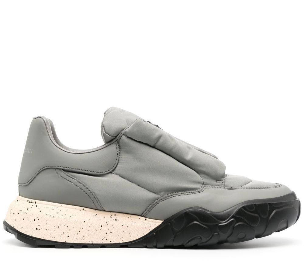 Alexander McQueen-OUTLET-SALE-Court Padded Logo Sneakers-ARCHIVIST