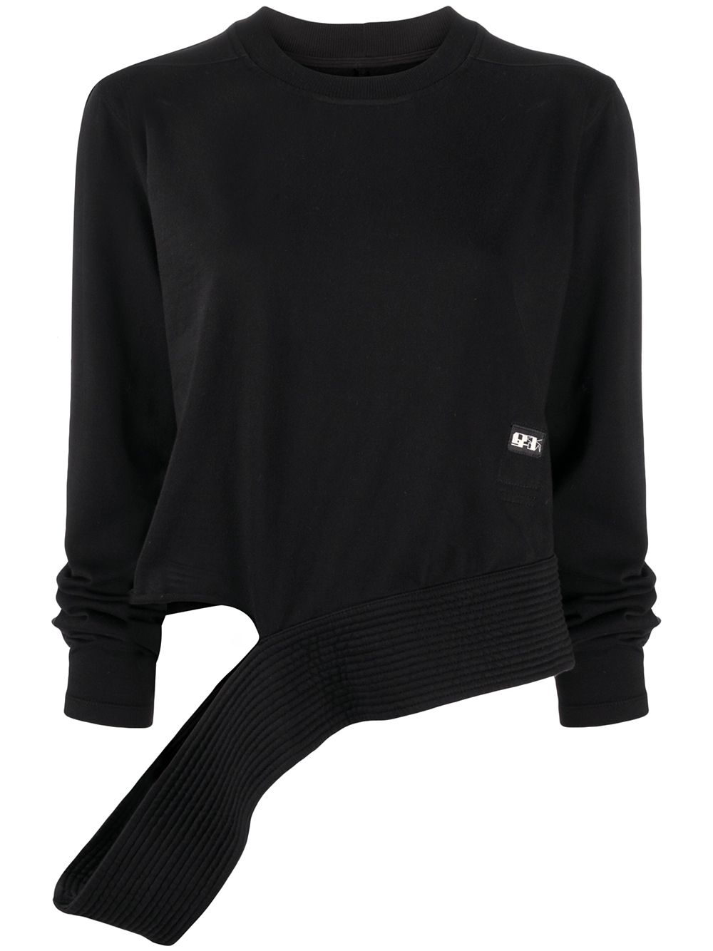 Rick Owens-OUTLET-SALE-Creatch Cut-Out Sweatshirt-ARCHIVIST