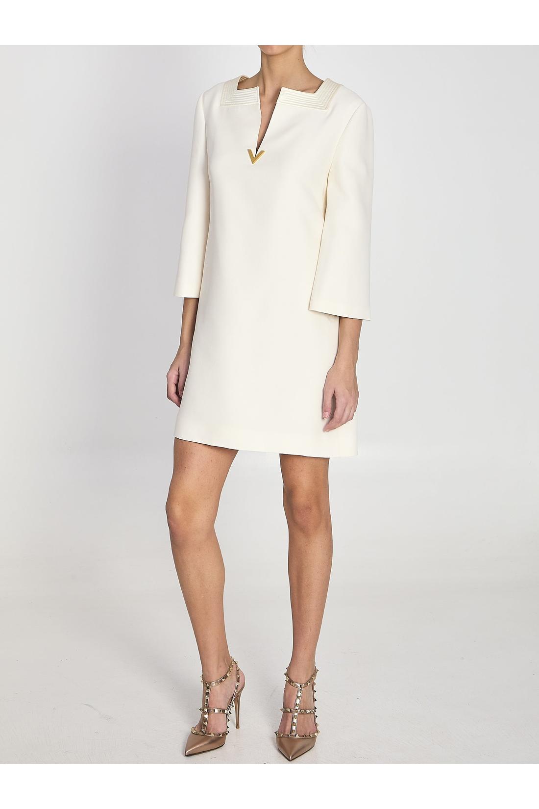 Valentino Garavani-OUTLET-SALE-Crepe Couture dress-ARCHIVIST