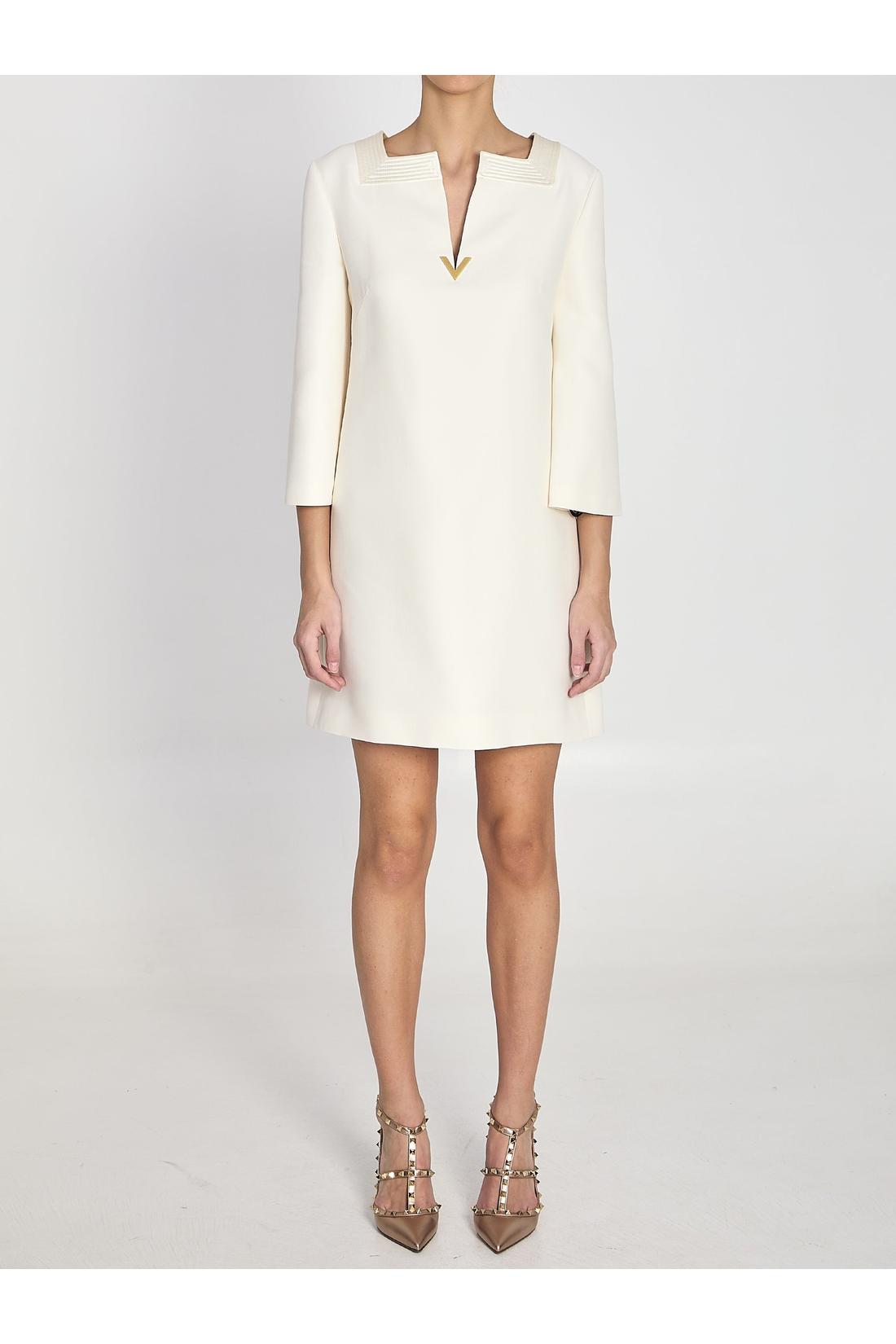Valentino Garavani-OUTLET-SALE-Crepe Couture dress-ARCHIVIST