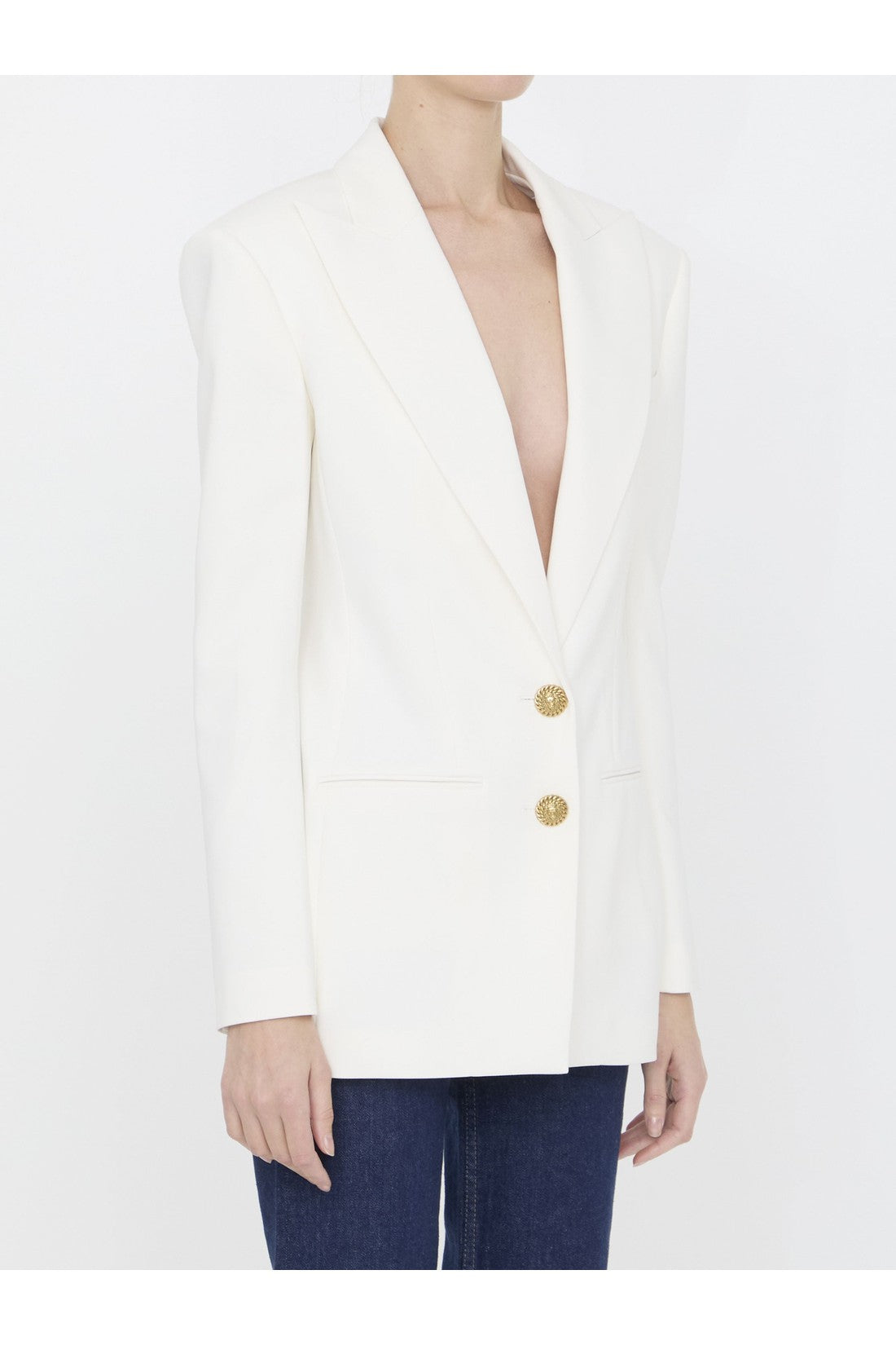 Balmain-OUTLET-SALE-Crêpe jacket-ARCHIVIST