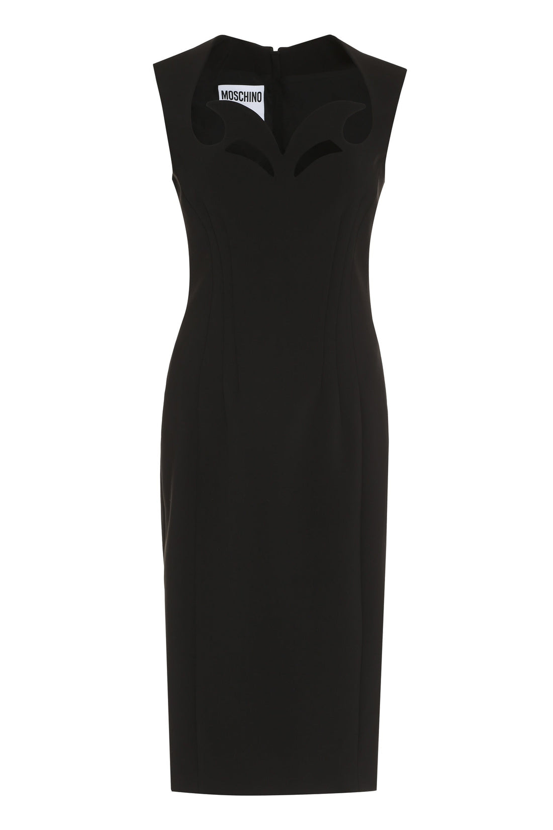 Moschino-OUTLET-SALE-Crepe sheath dress-ARCHIVIST