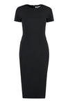 Victoria Beckham-OUTLET-SALE-Crepe t-shirt dress-ARCHIVIST