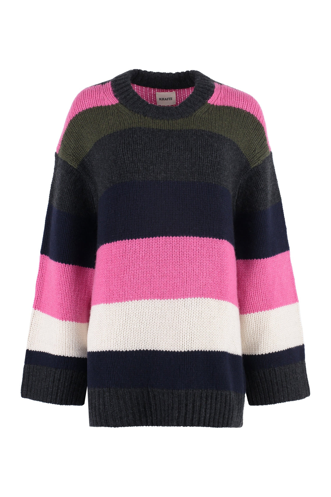 Khaite-OUTLET-SALE-Crew-neck cashmere sweater-ARCHIVIST