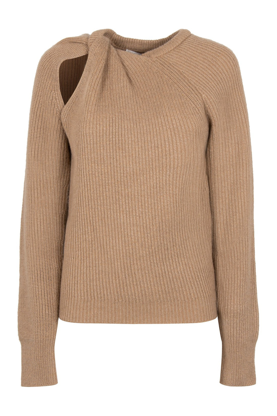 Stella McCartney-OUTLET-SALE-Crew-neck cashmere sweater-ARCHIVIST