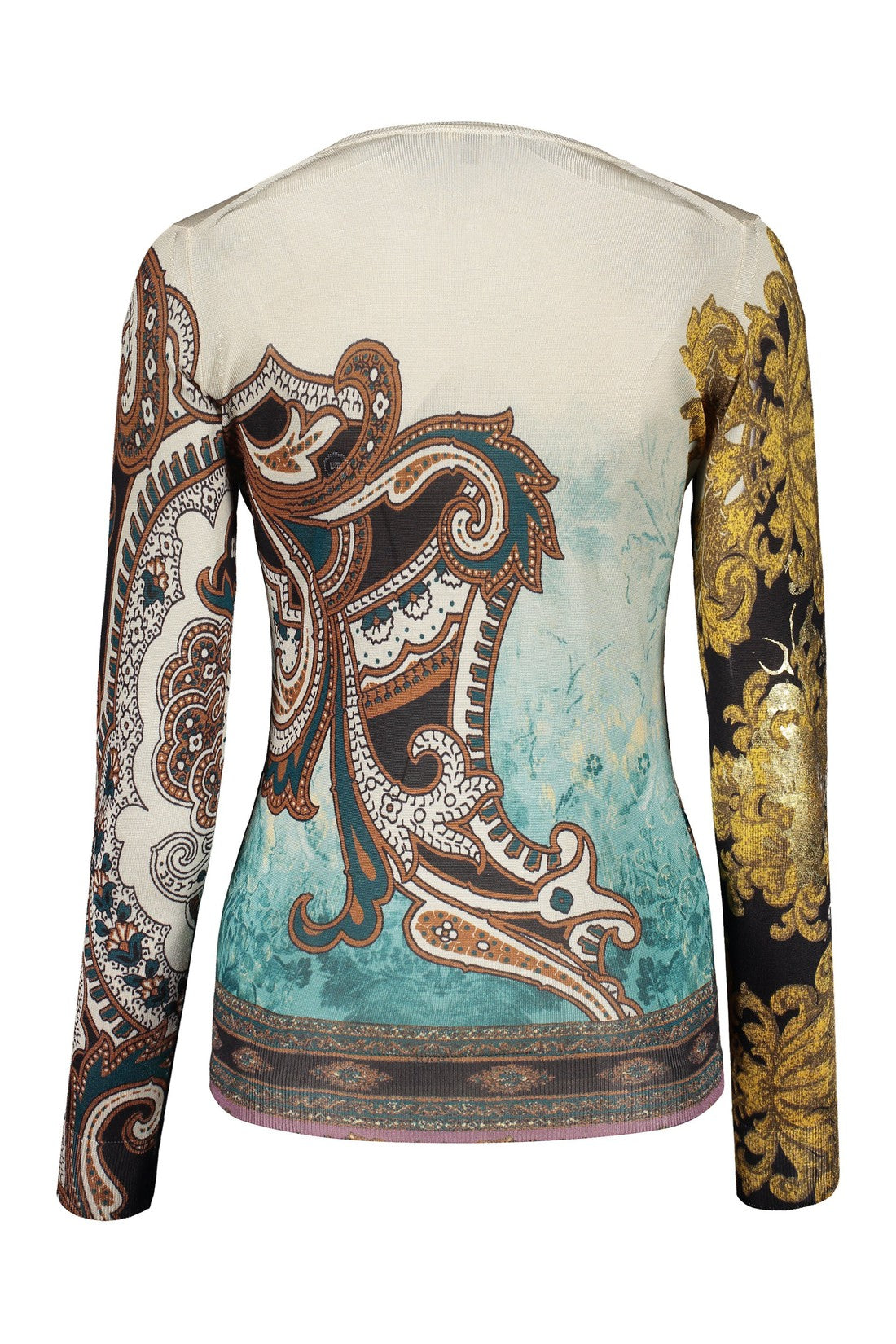 Etro-OUTLET-SALE-Crew neck silk sweater-ARCHIVIST