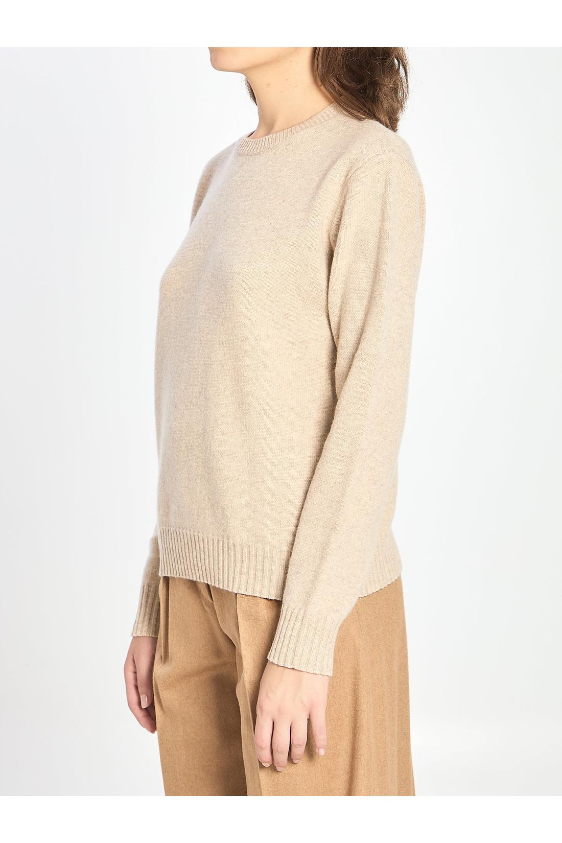 Max Mara-OUTLET-SALE-Crew neck sweater in cashmere-ARCHIVIST